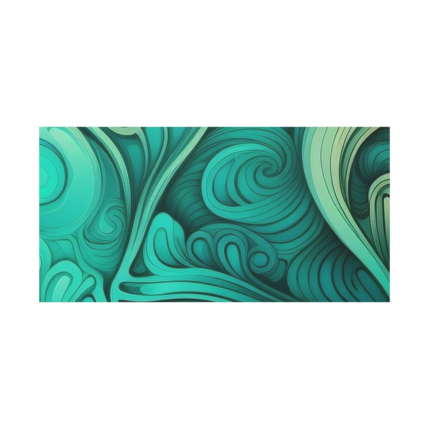 Artistic Stretched Canvas Wall Art, Modern Home Décor, Abstract Swirl Design, Living Room Decoration, Unique Gift for Art Lovers