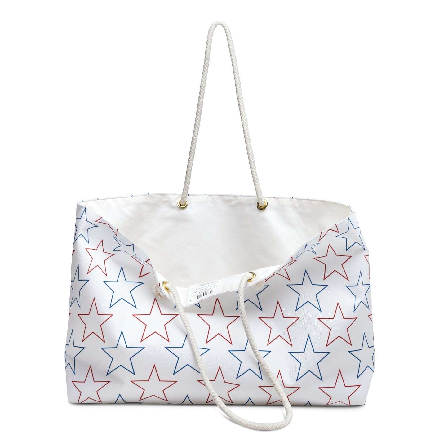 Patriotic Star Weekender Bag, Stylish Travel Tote, Perfect for Vacations, Gym, Beach Days, 4th of July or Summer Getaways