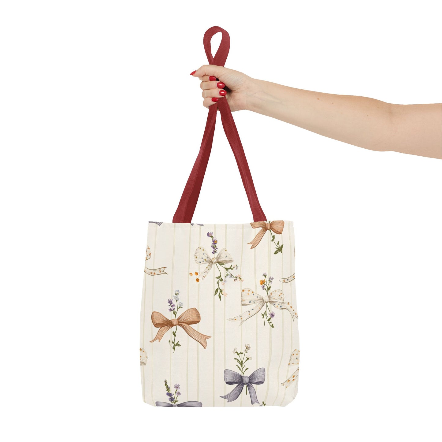 Charming Floral Tote Bag, Gift Bag for Her, Spring Tote, Shopping Bag, Everyday Carryall, Eco-Friendly Bag