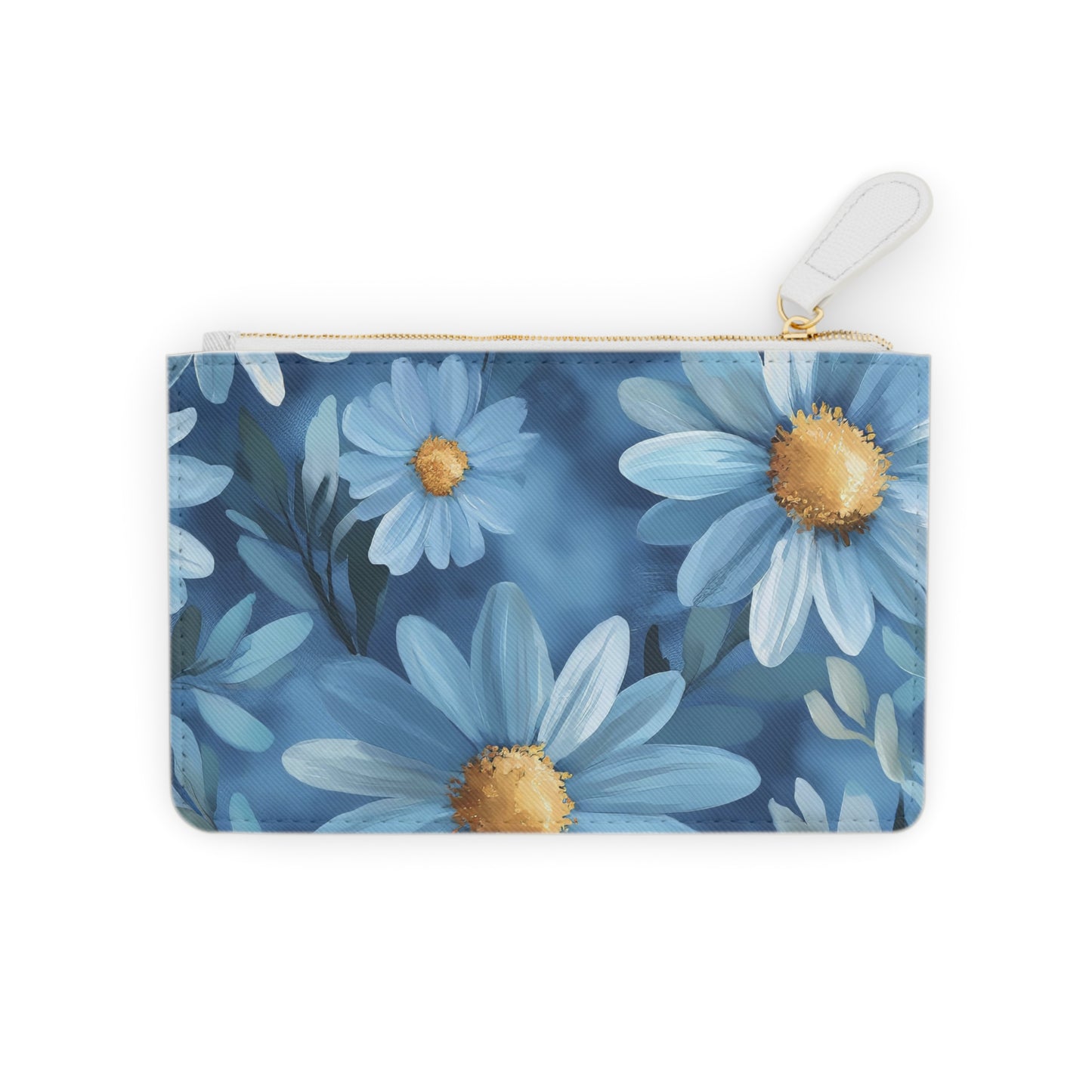 Daisy Floral Mini Clutch Bag - Summer Accessory, Cute Makeup Pouch, Gift for Her, Stylish Wallet for Travel, Chic Evening Bag