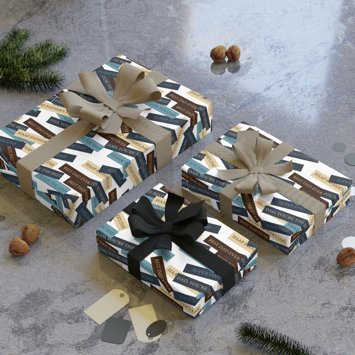 Stylish Gift Wrapping Paper Roll - Modern Geometric Design for All Occasions, Holiday Gift Wrap, Creative Packaging, Fun Gift Decor