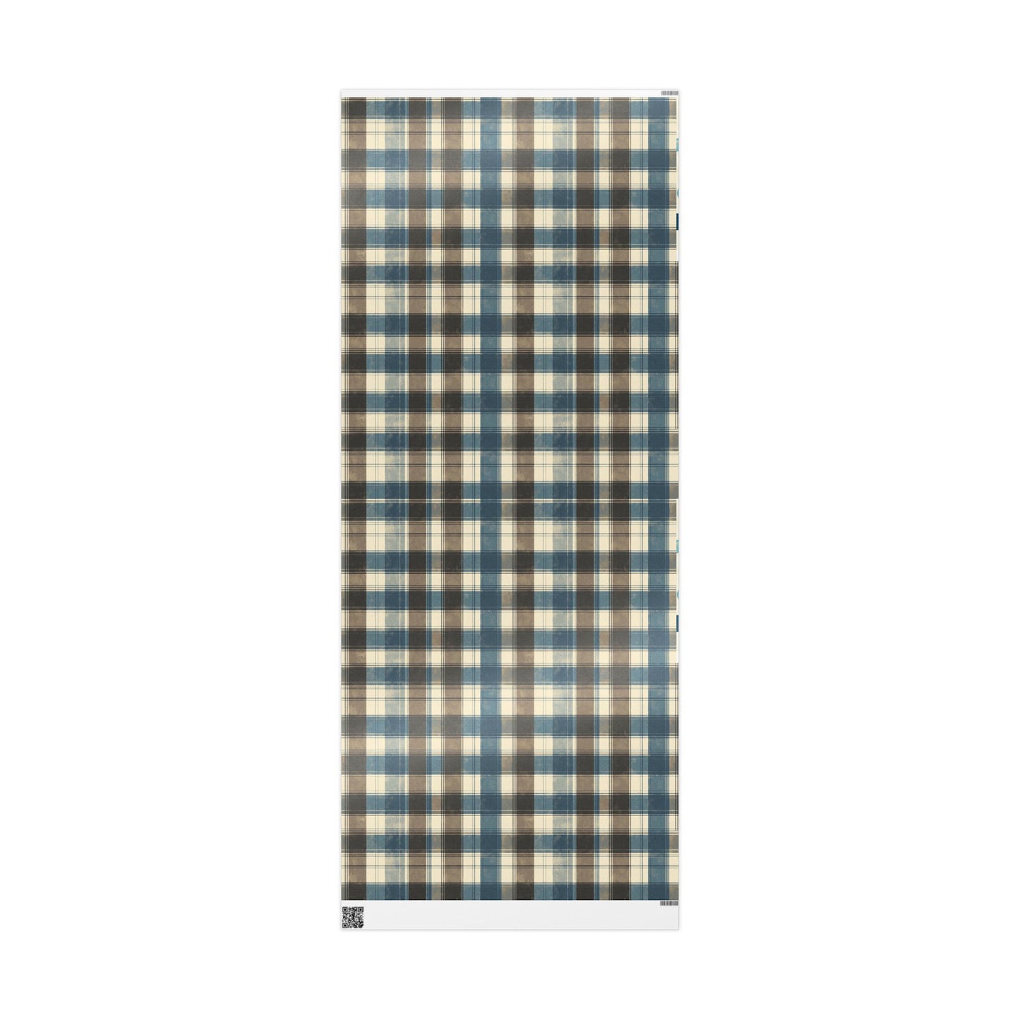 Plaid Wrapping Paper Roll, Rustic Gift Wrap for Holidays, Birthday, and Special Occasions