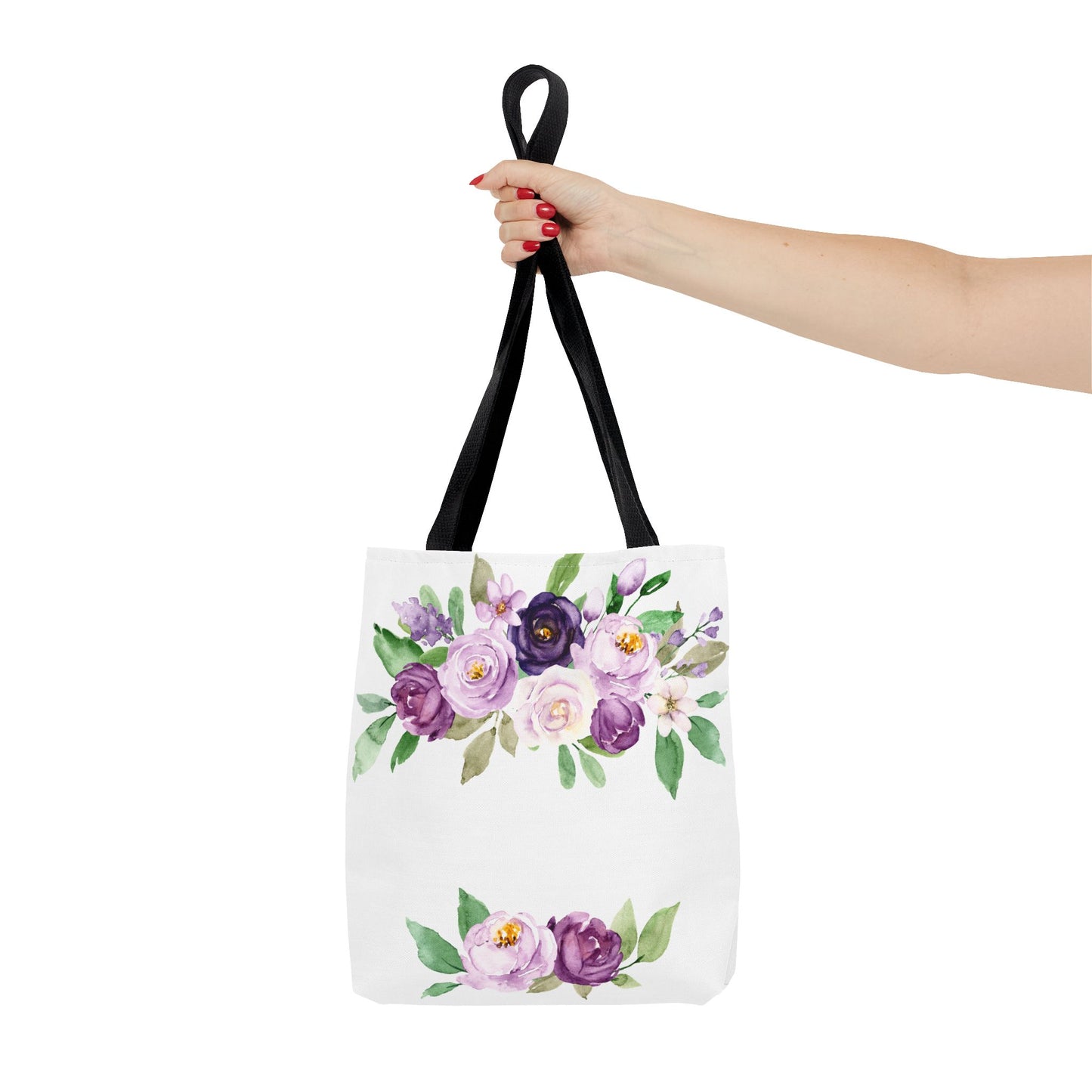 Floral Tote Bag, Stylish Market Bag, Spring Gift, Eco-Friendly Shopping Bag, Flower Print, Birthday Present, Lightweight Carryall