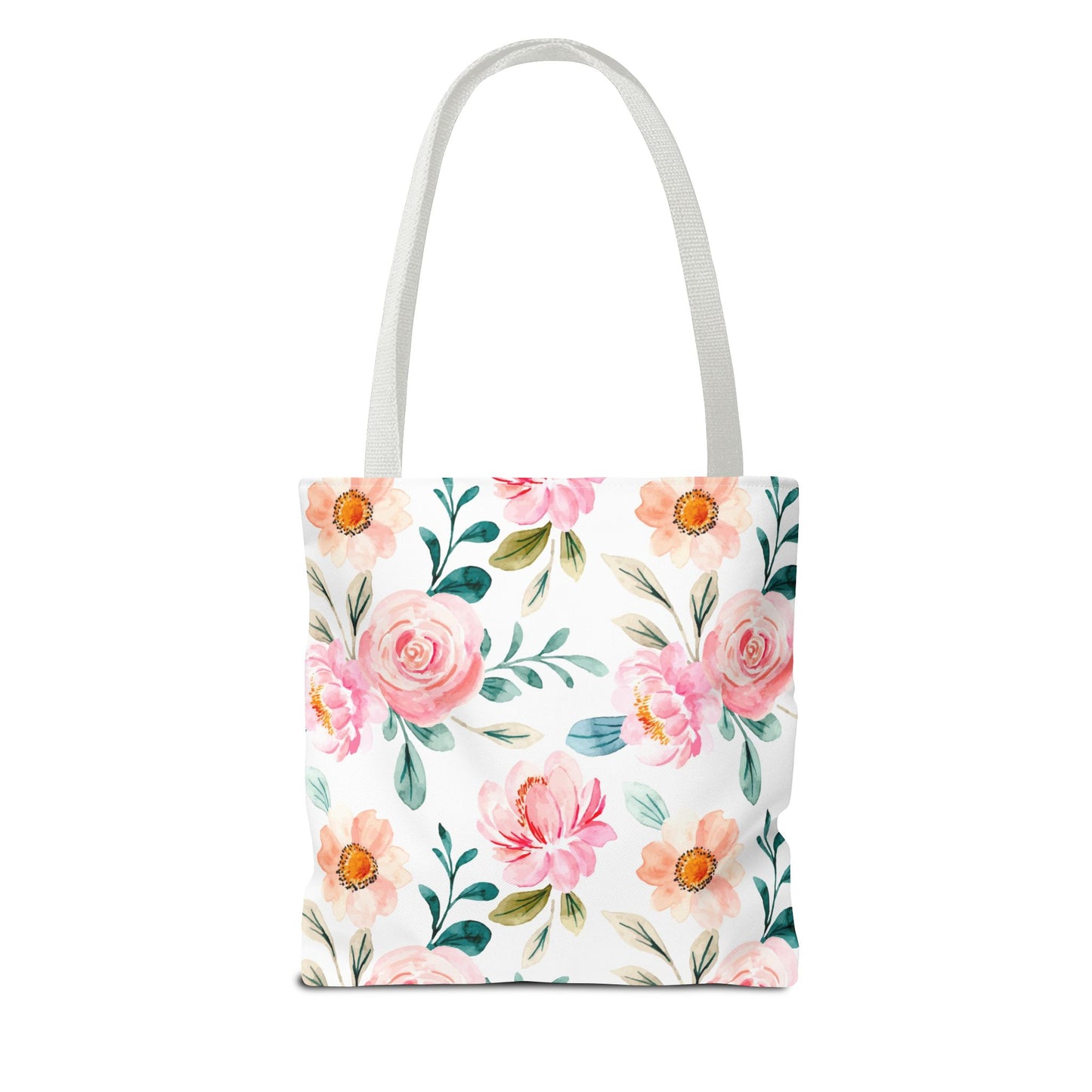 Floral Print Tote Bag, Stylish Shopping, Eco-Friendly Gift, Beach Bag, Floral Tote, Everyday Carryall