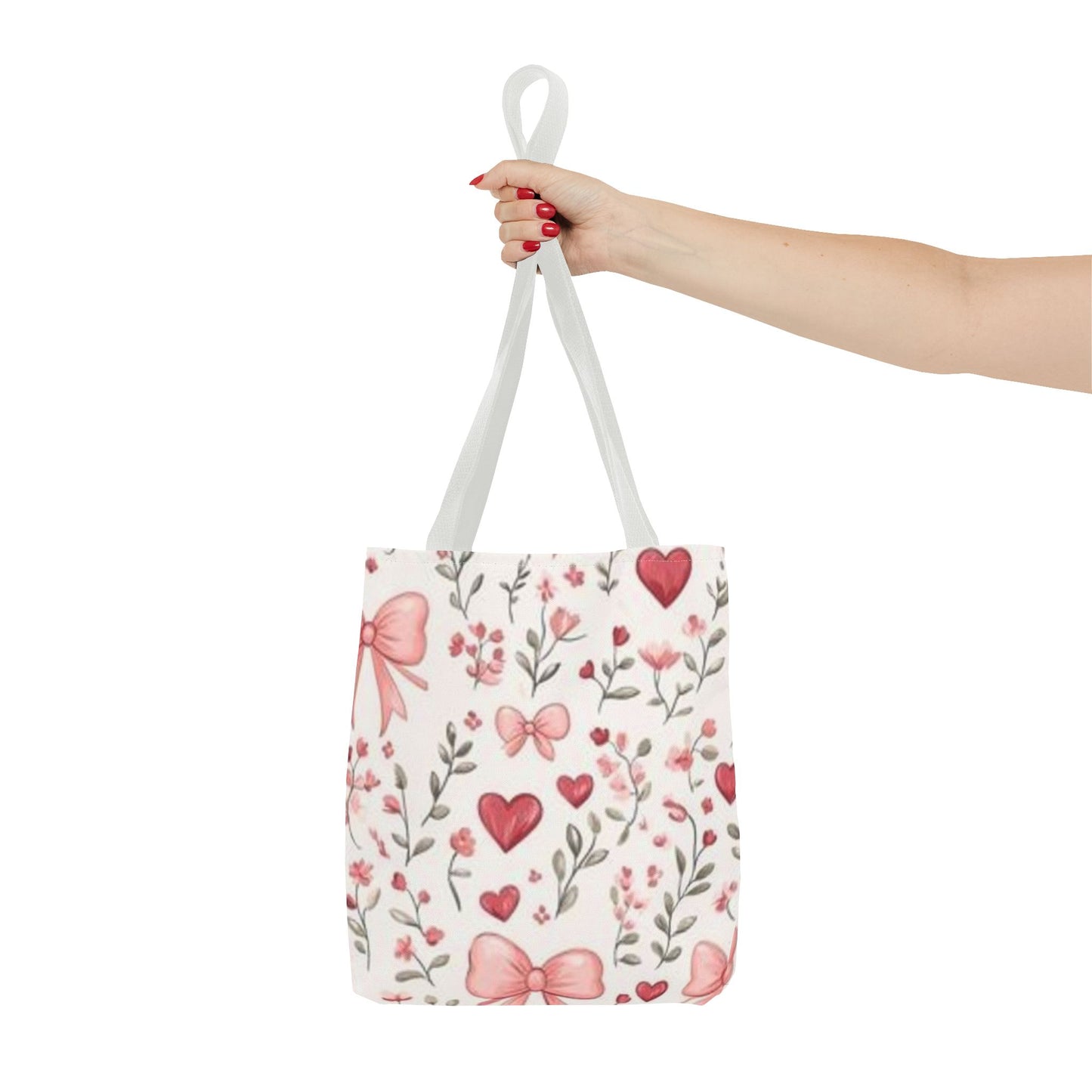 Romantic Floral Tote Bag, Perfect for Mother’s Day, Valentine's Day, Bridesmaid Gift, Everyday Use, Cute Shopping Bag