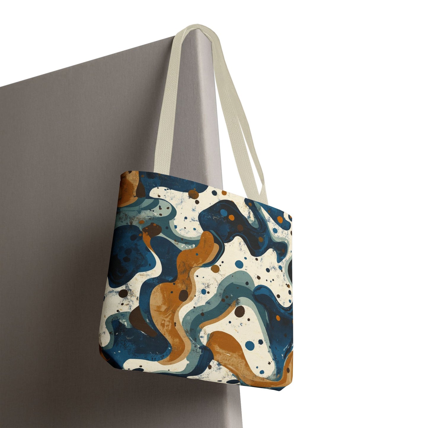 Stylish Abstract Tote Bag, Art-Inspired Carryall, Everyday Tote, Boho Chic Bag, Eco-Friendly Shopping Bag, Unique Gift Idea
