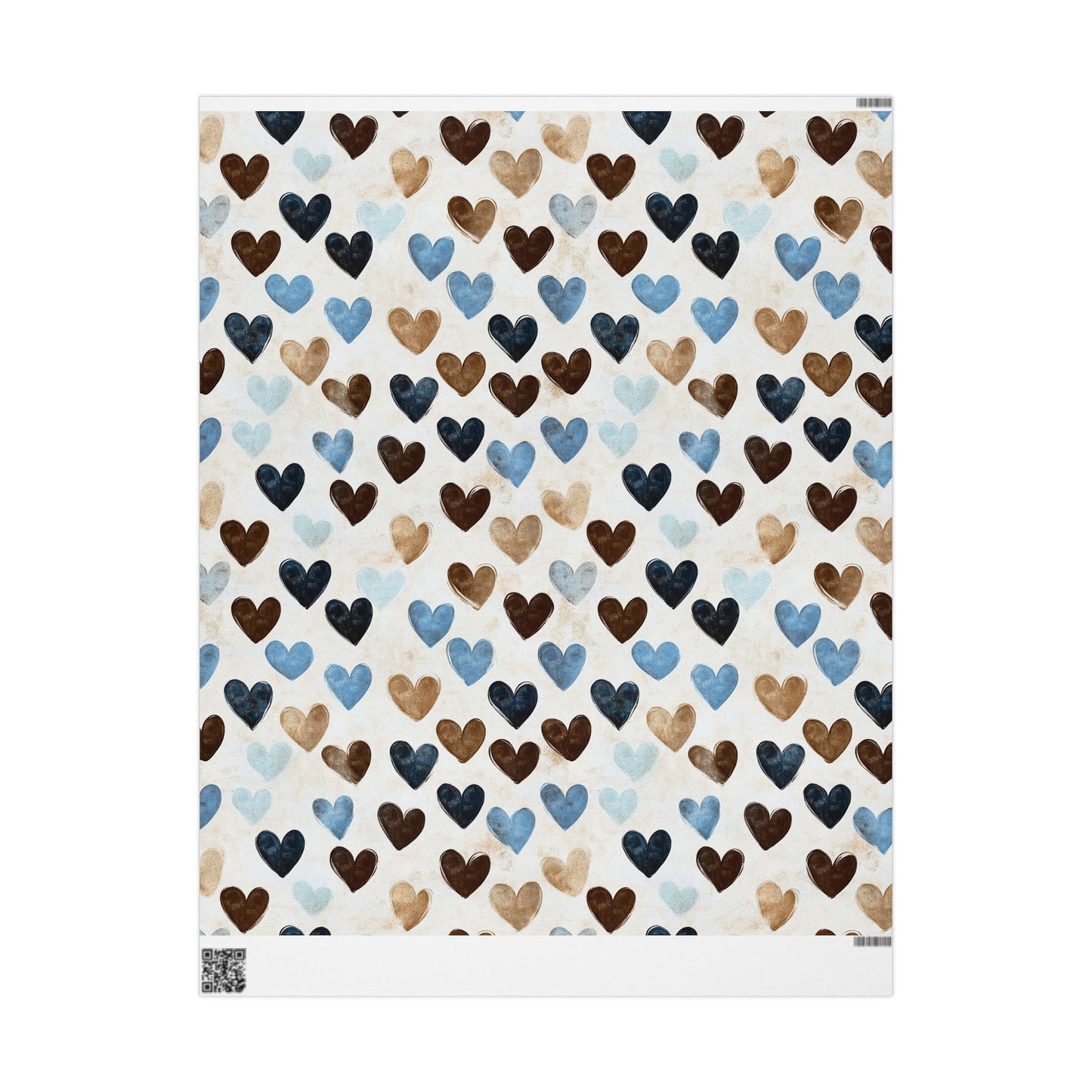 Heart Pattern Wrapping Paper, Gift Wrap, Birthday Pack, Eco-Friendly Wrapping, Valentine's Day Decor, Holiday Gift Ideas