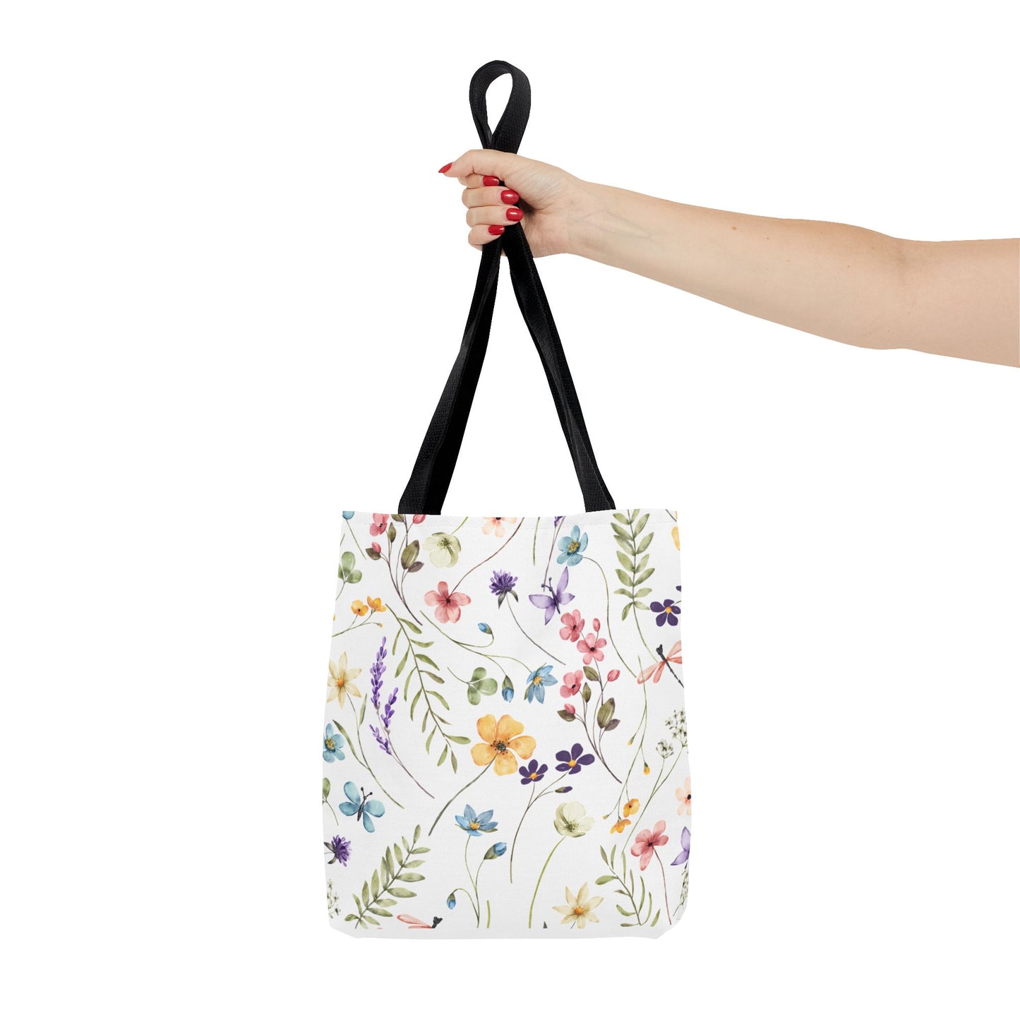 Floral Tote Bag - Stylish, Versatile, Reusable Shopping Bag, Eco-Friendly Gift, Perfect for Spring & Summer