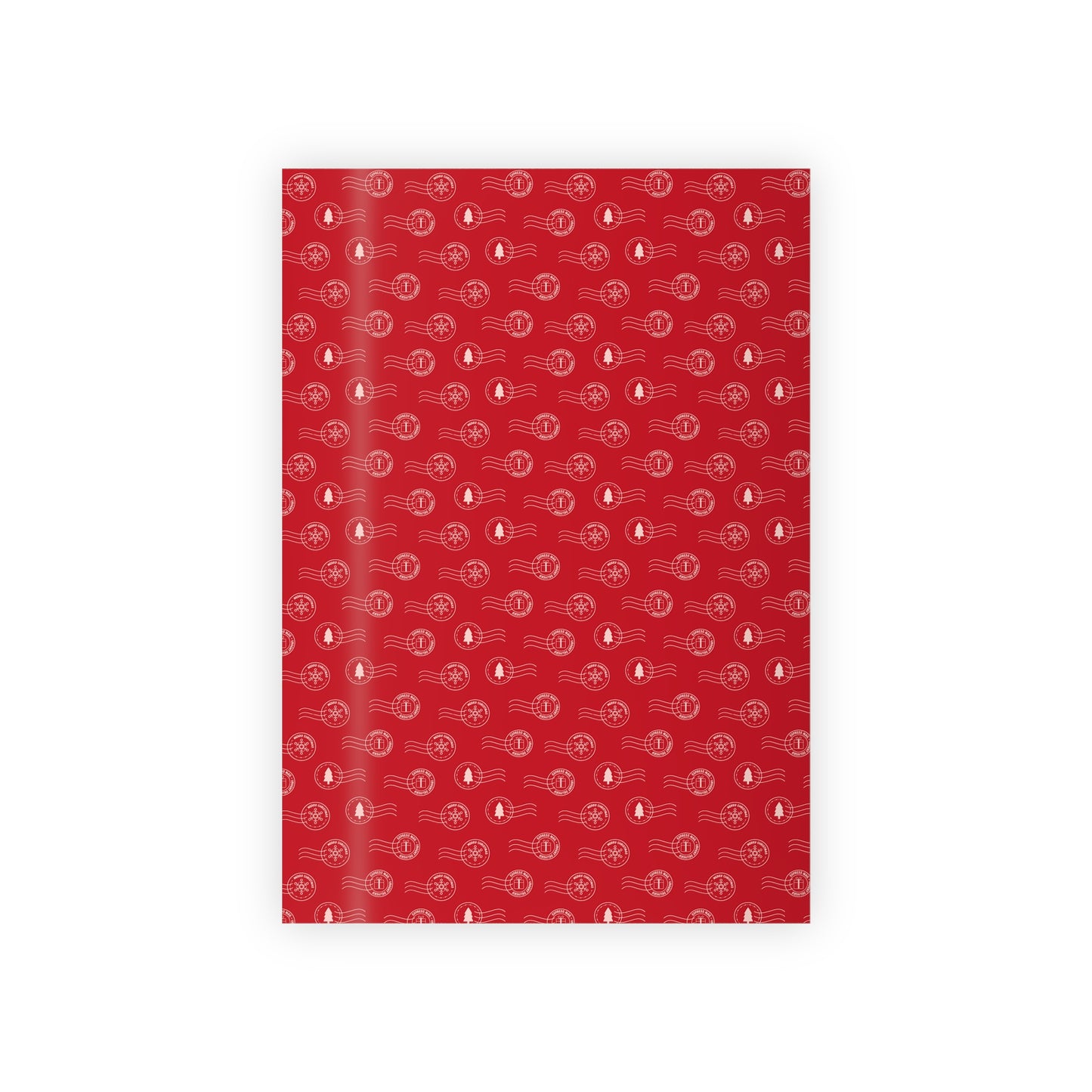 Festive Gift Wrapping Paper Rolls, Red Wrapping Paper for Holidays, Christmas, Birthdays, Occasions, Parties