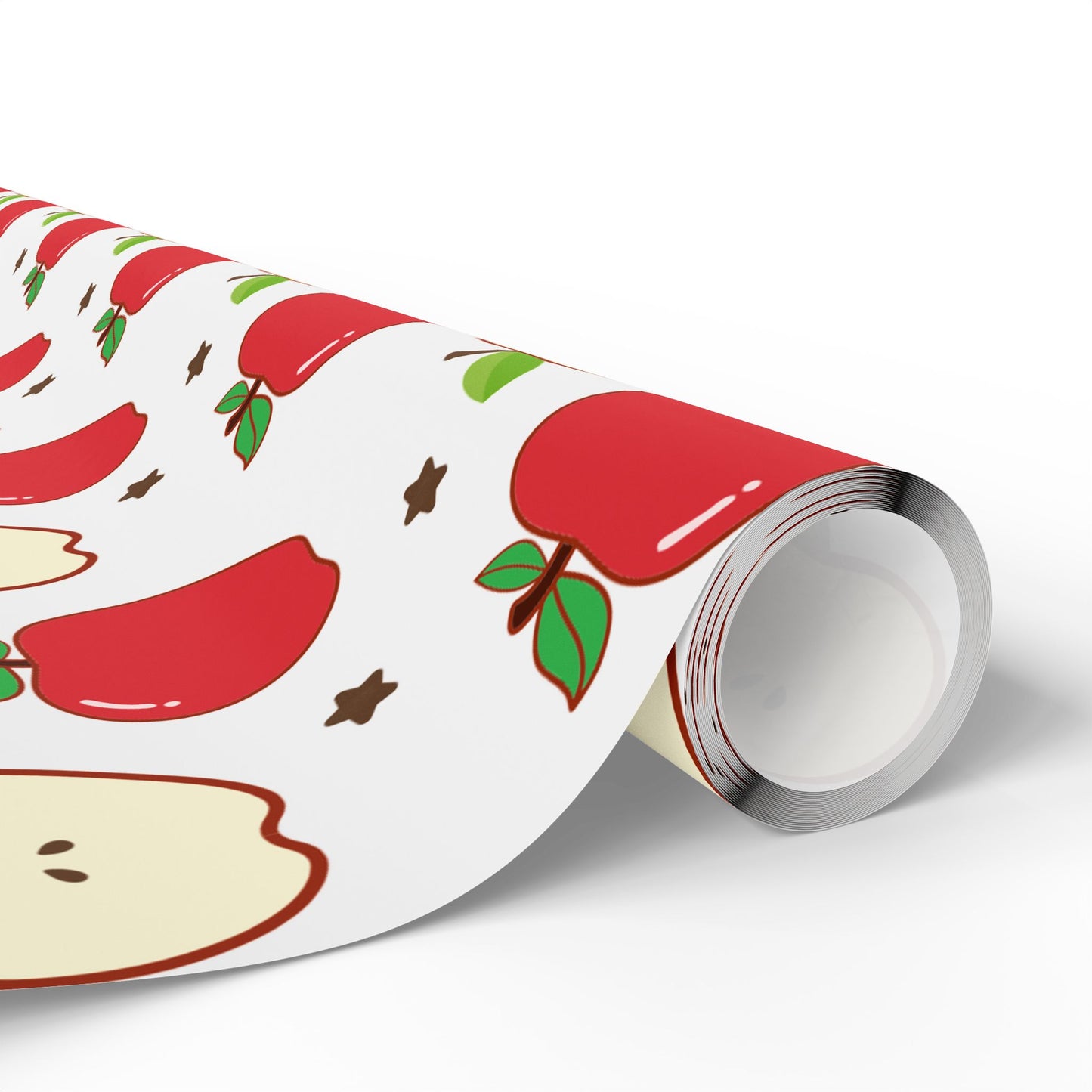 Apple-Themed Wrapping Paper, Cute Gift Wrap for Birthdays, Holidays, Teacher Gifts, Fall Celebrations, Party Supplies