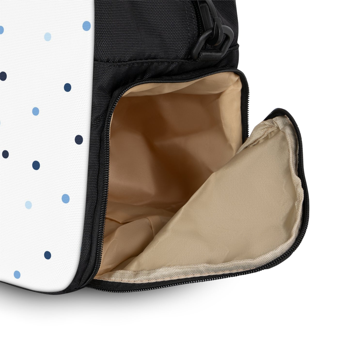 Polka Dot Fitness Handbag | Gym Bag, Workout Tote, Sports Bag, Travel Organizer, Unisex Fitness Accessory