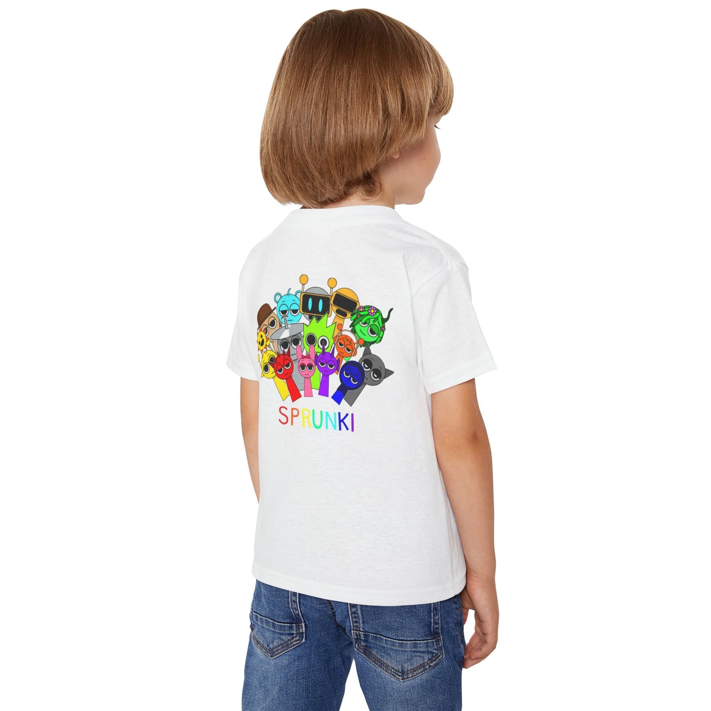 Colorful Toddler T-Shirt with Fun Characters | Kids Gift, Birthday Shirt, Holiday Apparel, Playful Outfit, Cute Tee
