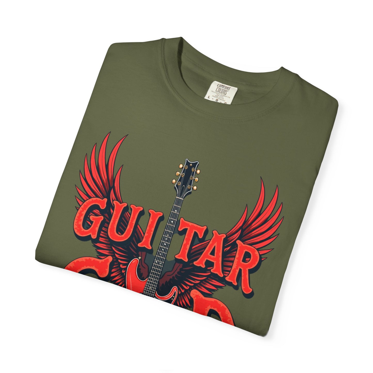 Guitar God T-Shirt, Music Lover Gift, Unisex Graphic Tee, Rock & Roll Apparel, Concert Outfit, Gift for Musicians