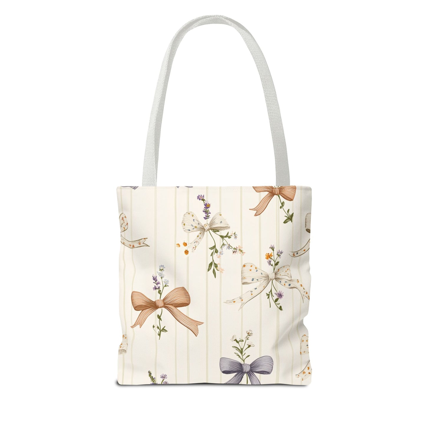 Charming Floral Tote Bag, Gift Bag for Her, Spring Tote, Shopping Bag, Everyday Carryall, Eco-Friendly Bag