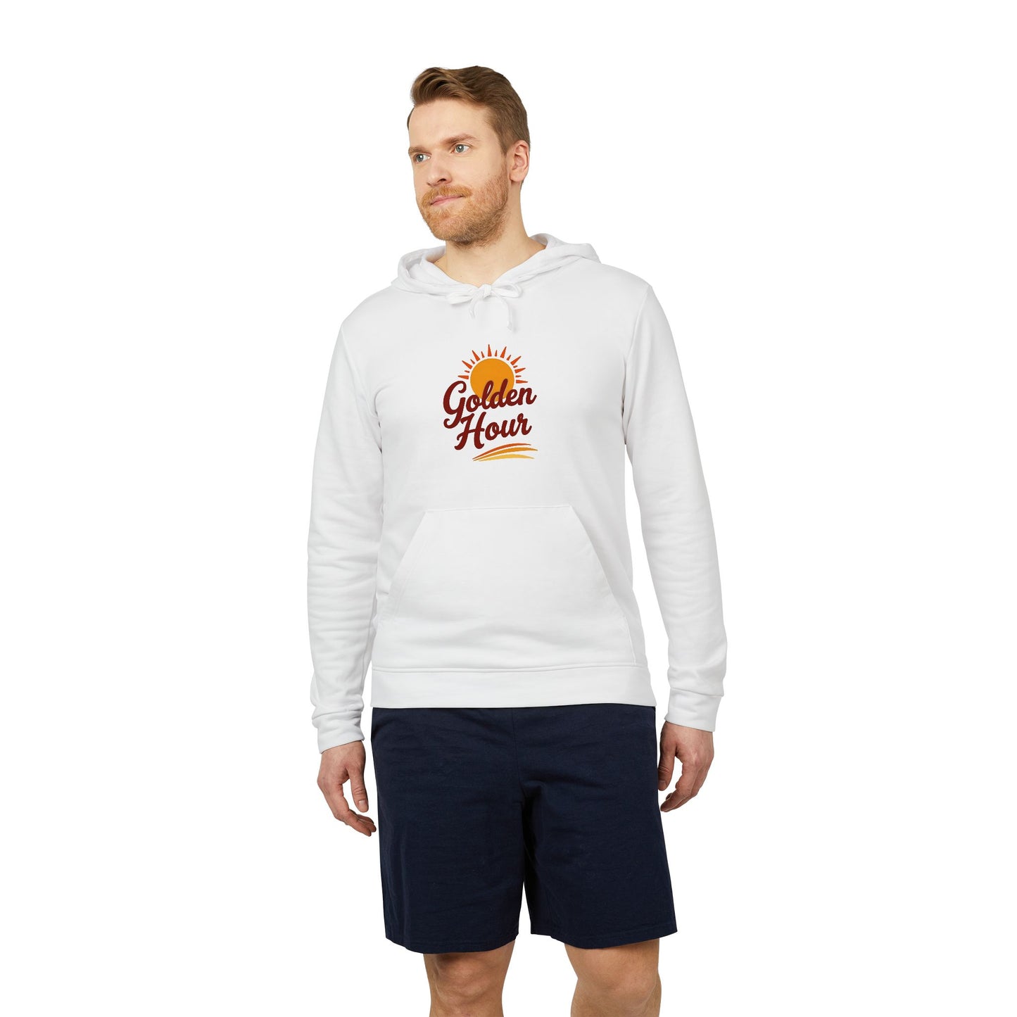 Golden Hour Fleece Hoodie - Cozy Unisex Sweatshirt for Travel, Casual Wear, Gift for Friends, Fall Fashion, Hoodie for Relaxing