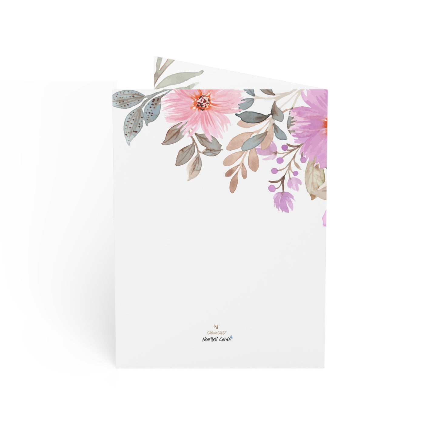 Floral Birthday Greeting Cards Set - 1, 10, 30, or 50pcs