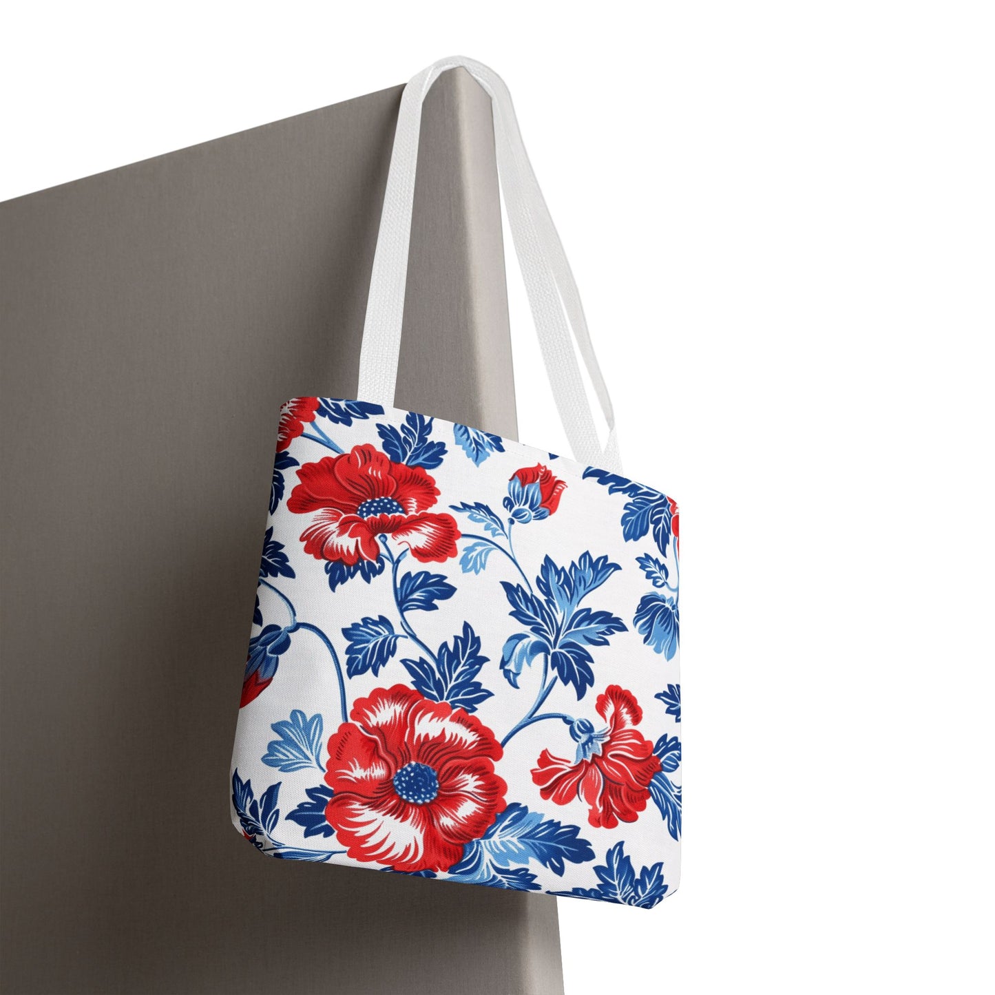 Floral Print Tote Bag for Everyday Use, Stylish Shopper, Reusable Grocery Bag, Gift for Her, Beach or Travel Accessory
