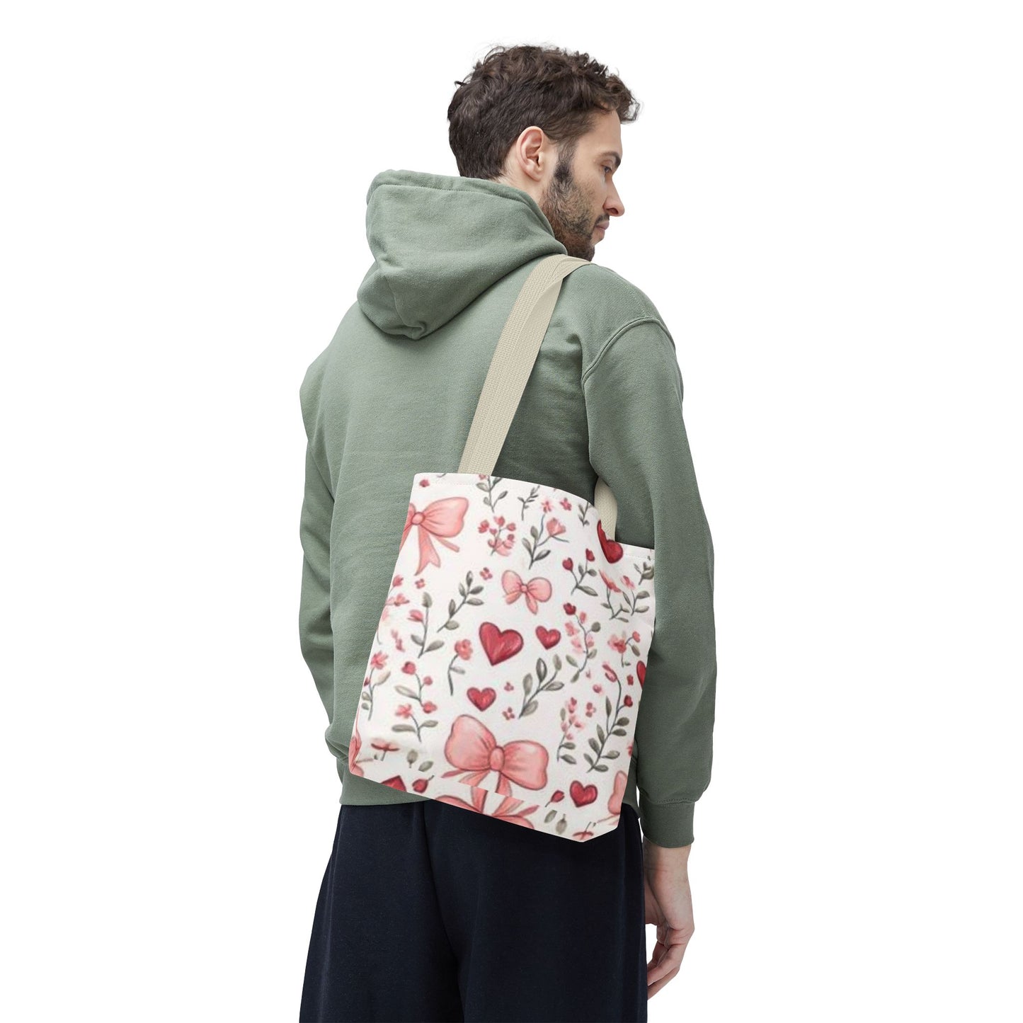 Romantic Floral Tote Bag, Perfect for Mother’s Day, Valentine's Day, Bridesmaid Gift, Everyday Use, Cute Shopping Bag