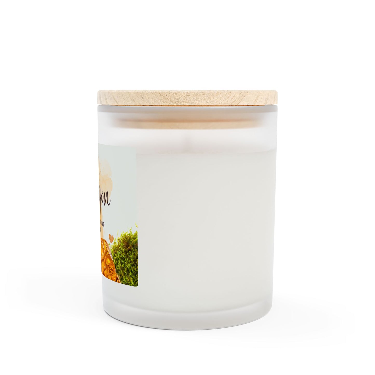 Personalized Thank You Candle - Frosted Glass 11oz