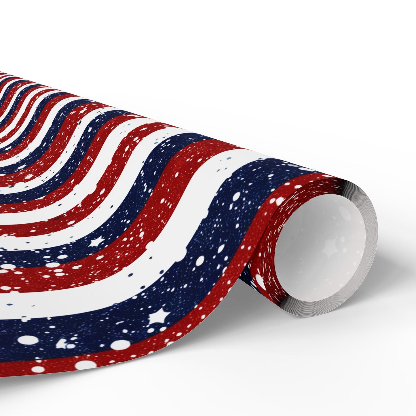 Patriotic Wrapping Paper for Holidays - Festive Gift Wrap, Independence Day, Memorial Day, Birthday, All Occasions