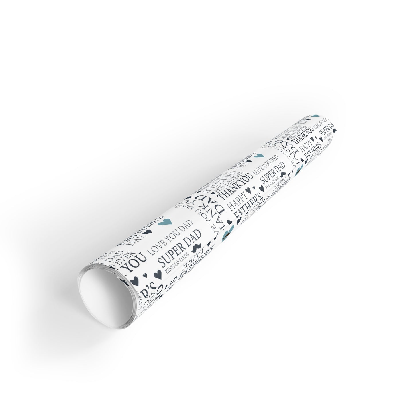 Father's Day Gift Wrapping Paper Roll, Thank You Dad, Super Dad, Gift Wrap for Dads, Holiday Wrapping Paper, Birthday Gift Wrap