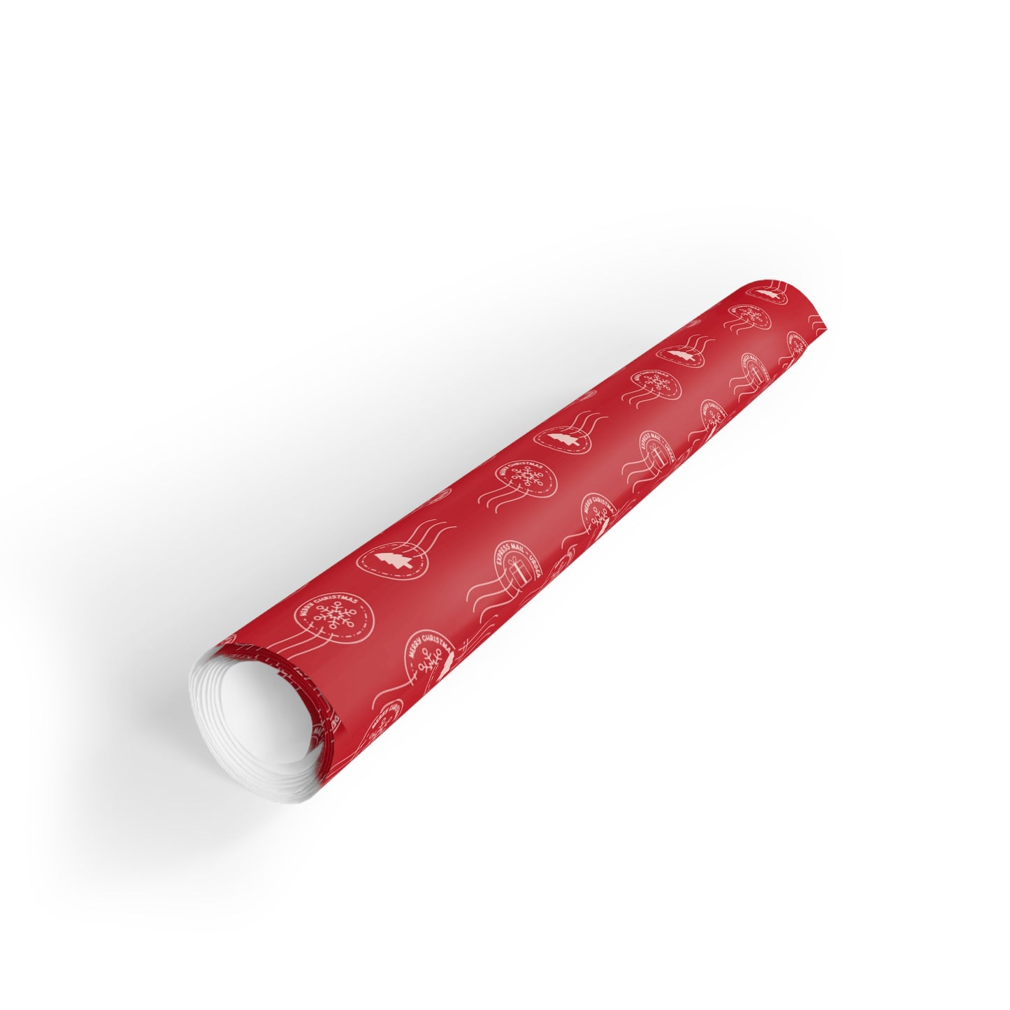 Festive Gift Wrapping Paper Rolls, Red Wrapping Paper for Holidays, Christmas, Birthdays, Occasions, Parties