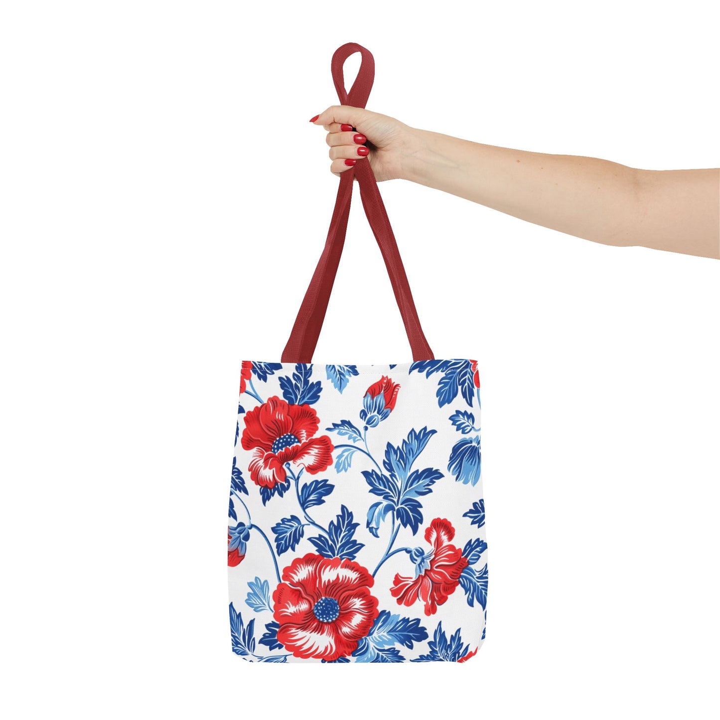 Floral Print Tote Bag for Everyday Use, Stylish Shopper, Reusable Grocery Bag, Gift for Her, Beach or Travel Accessory