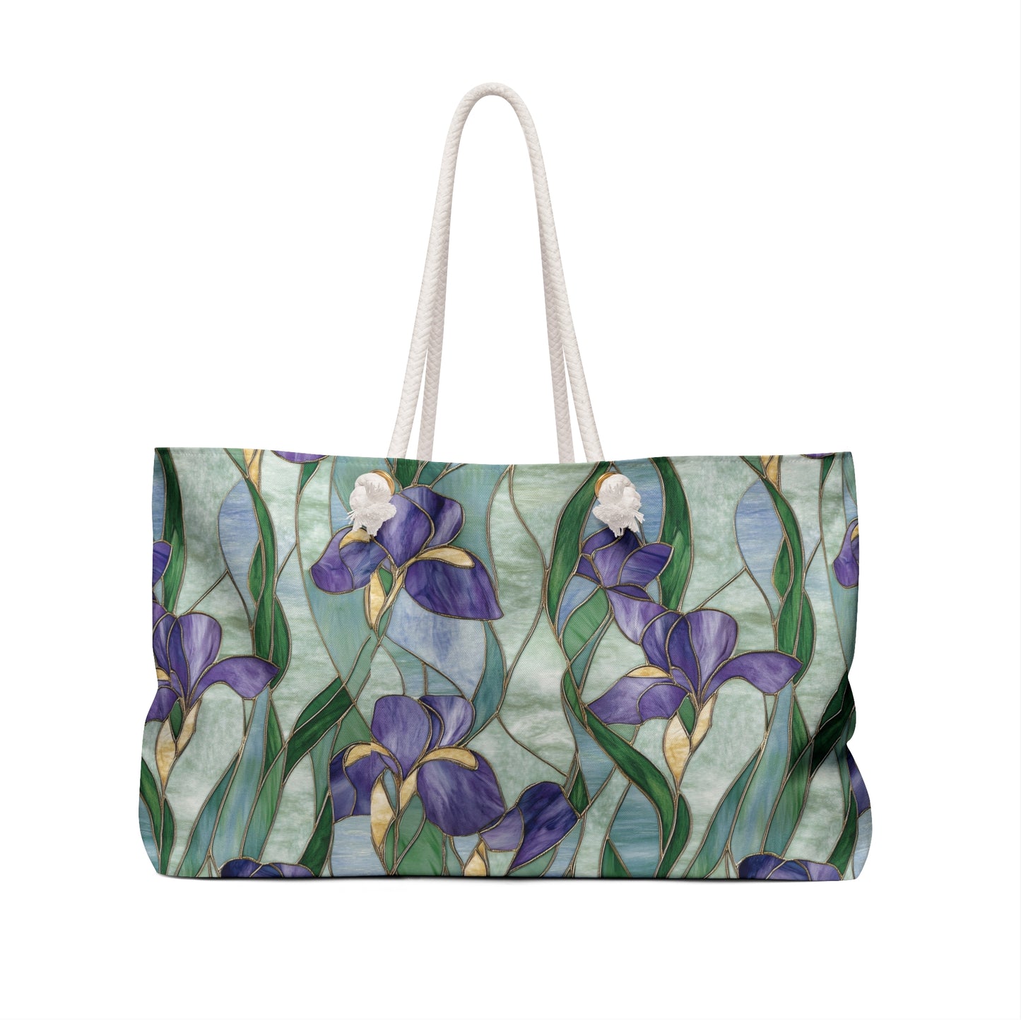 Floral Weekender Bag, Travel Tote, Beach Bag, Vacation Bag, Gym Duffle, Gift for Her