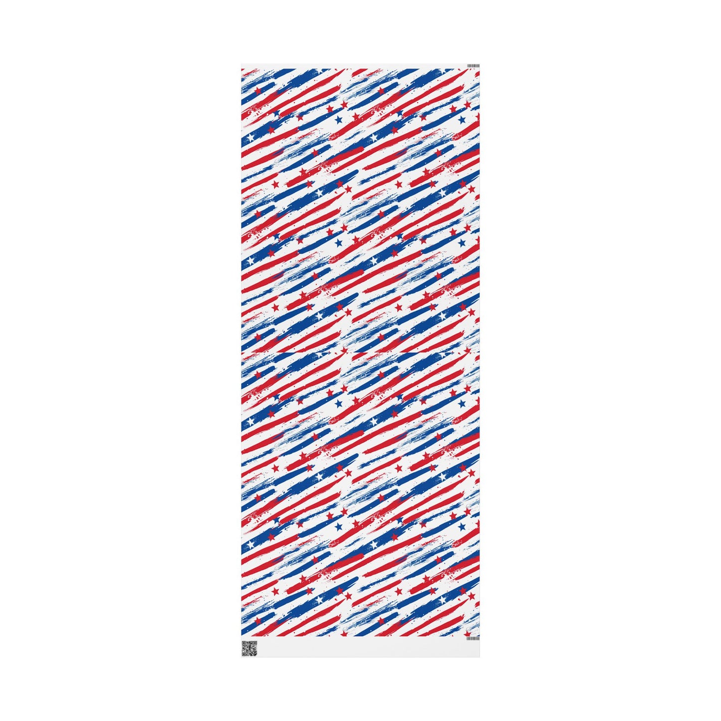 Patriotic Wrapping Paper - Celebratory Gift Wrap for Independence Day, Memorial Day, Veterans Day, Party Supplies, USA Decor