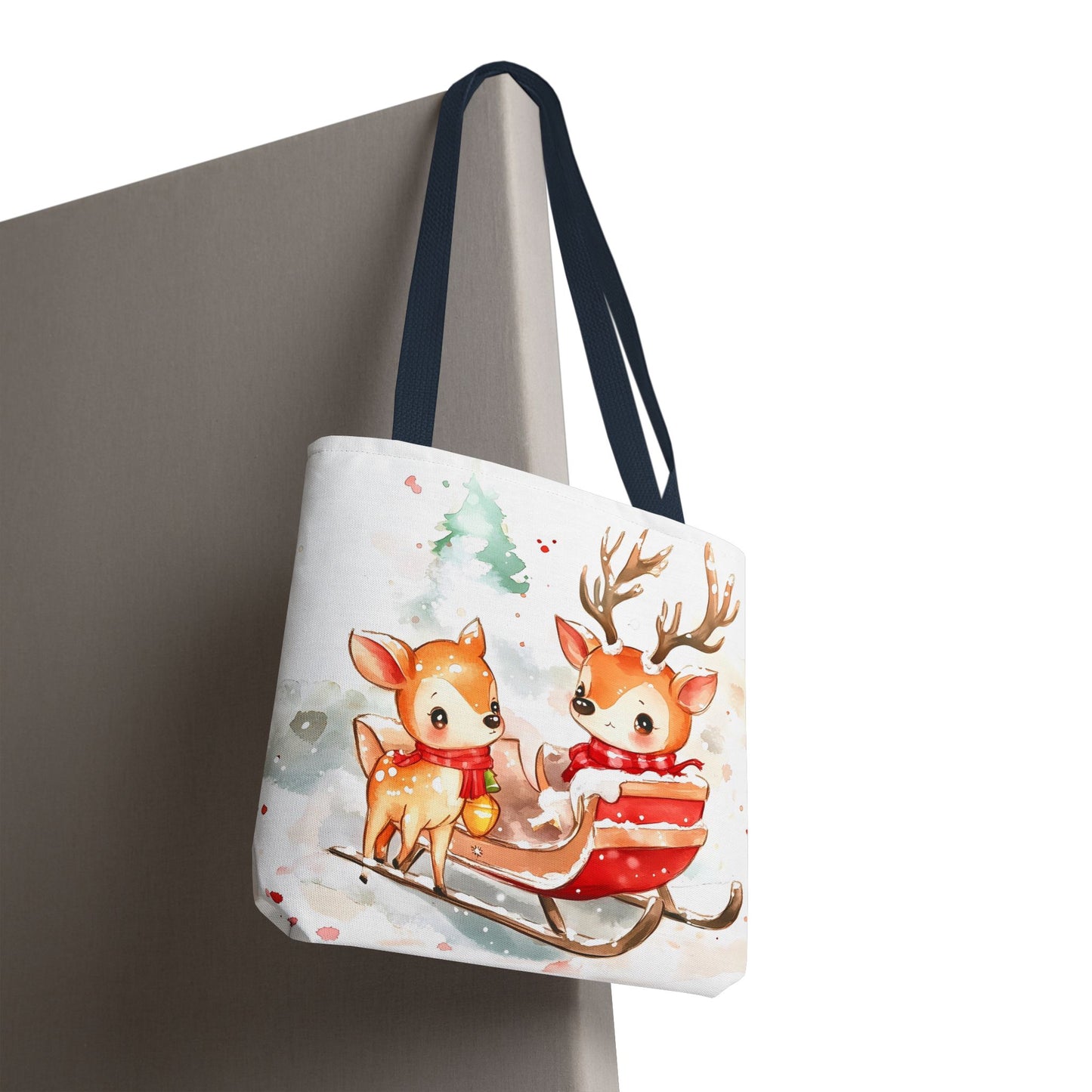 Christmas Deer Tote Bag