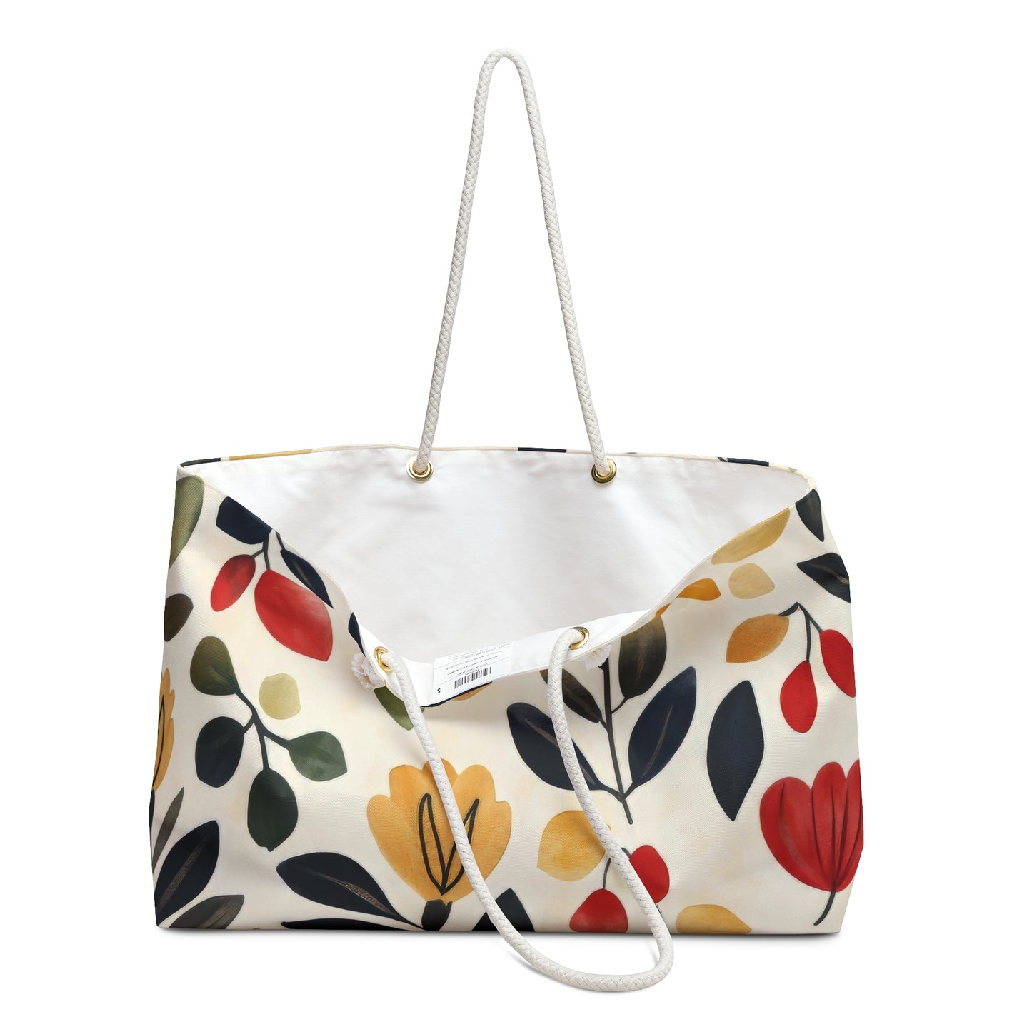 Floral Weekender Bag, Travel Bag, Beach Tote, Gym Bag, Weekend Getaway, Stylish Tote