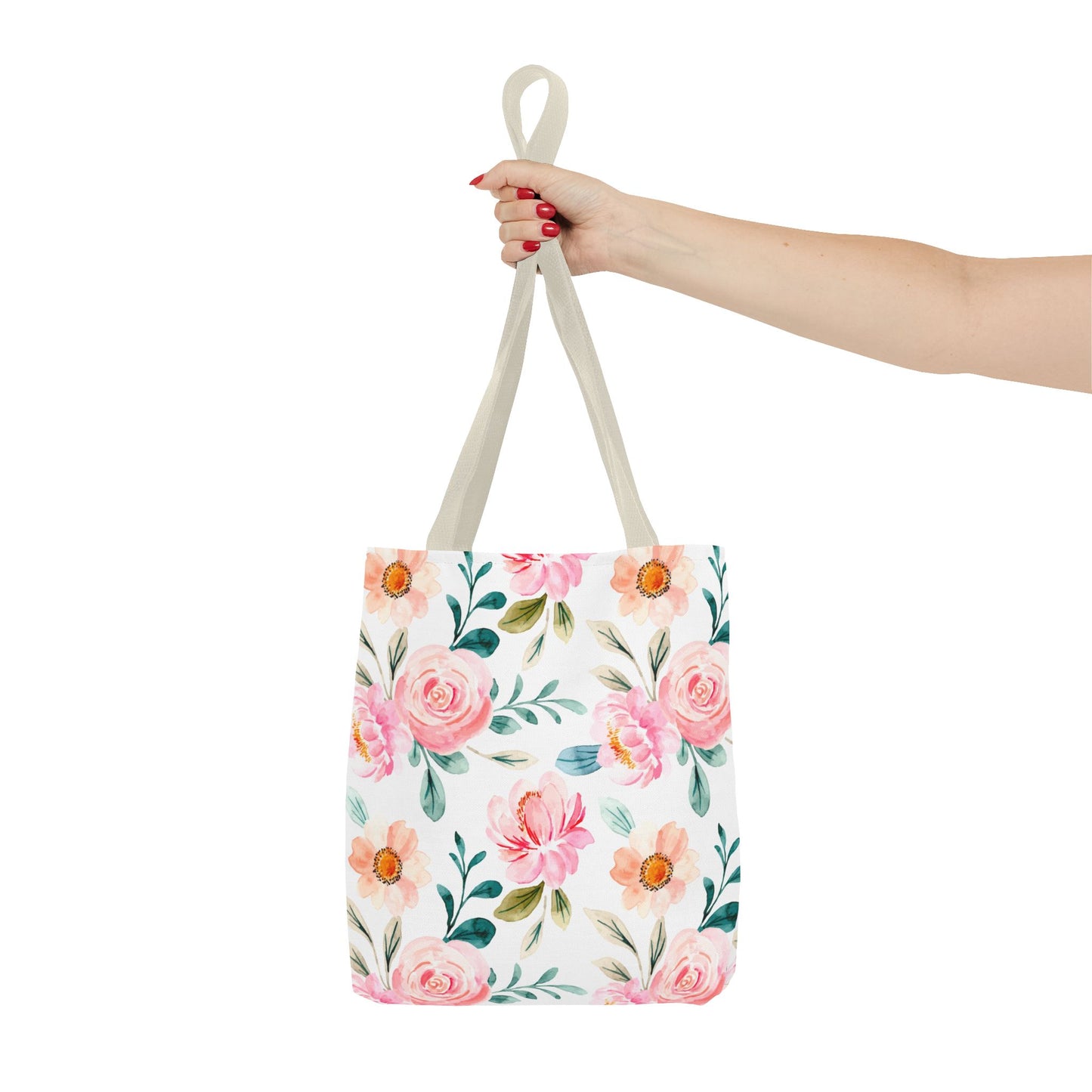 Floral Print Tote Bag, Stylish Shopping, Eco-Friendly Gift, Beach Bag, Floral Tote, Everyday Carryall