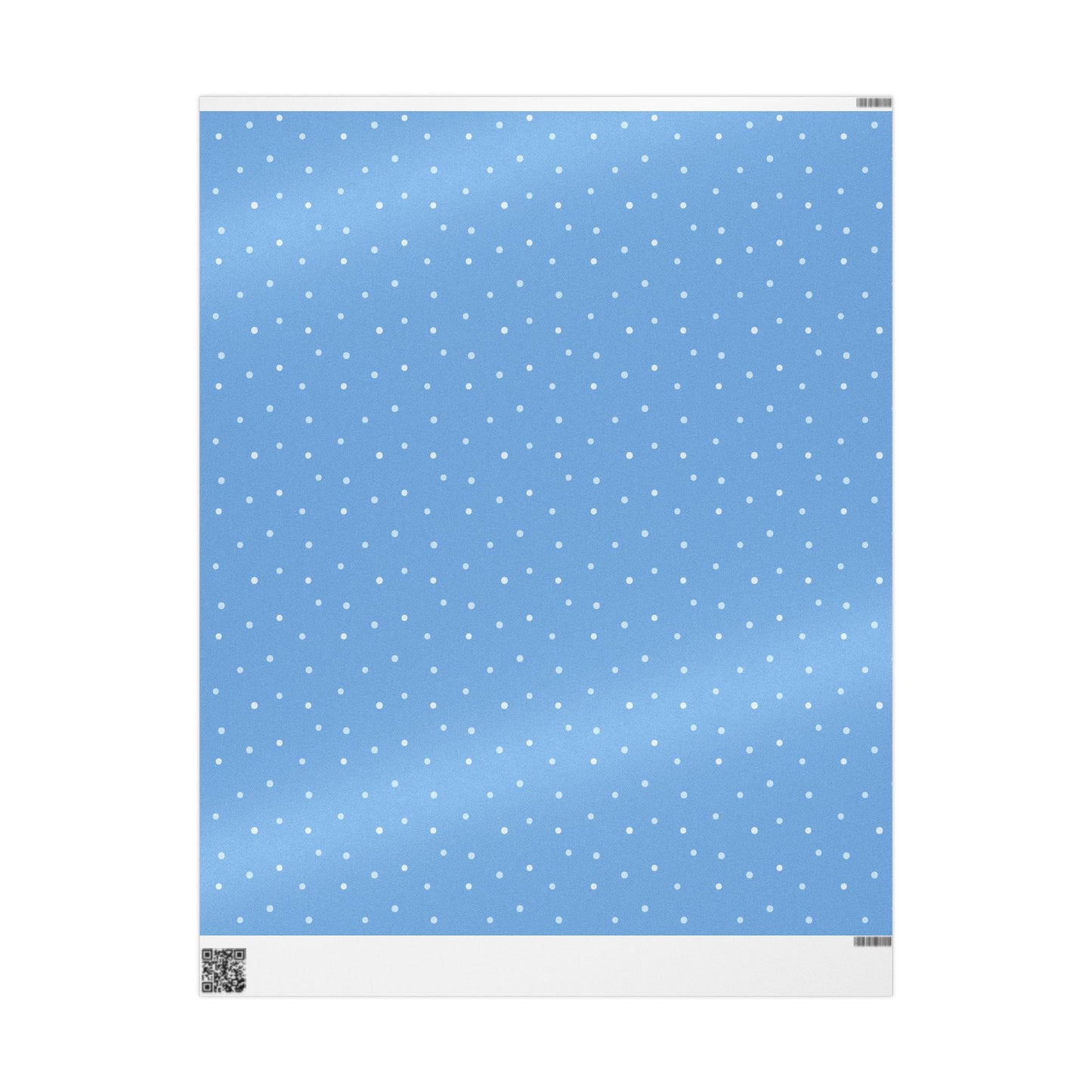 Whimsical Blue Polka Dot Wrapping Paper, Gift Wrap for Birthdays, Holidays, Baby Showers, Crafts & Celebrations