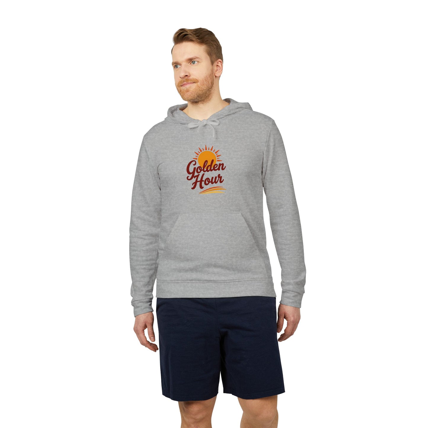 Golden Hour Fleece Hoodie - Cozy Unisex Sweatshirt for Travel, Casual Wear, Gift for Friends, Fall Fashion, Hoodie for Relaxing