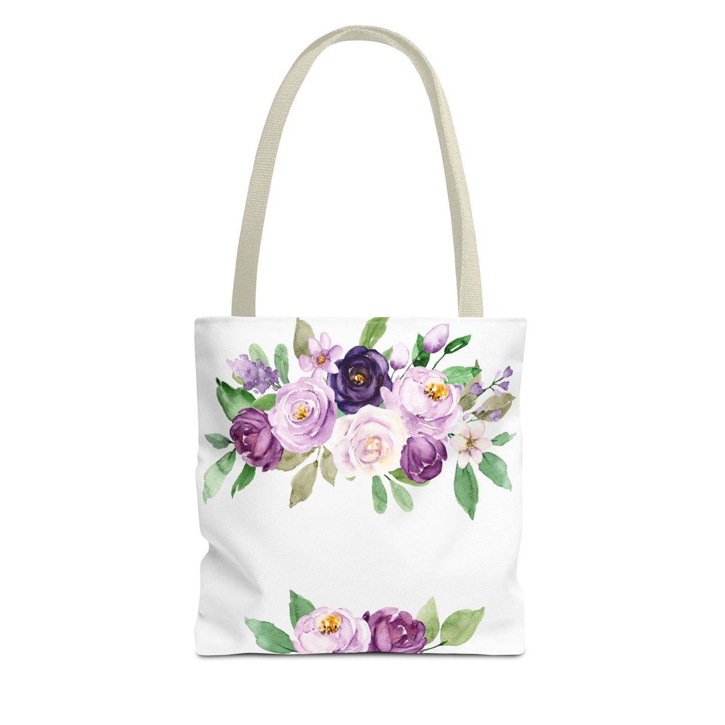 Floral Tote Bag, Stylish Market Bag, Spring Gift, Eco-Friendly Shopping Bag, Flower Print, Birthday Present, Lightweight Carryall