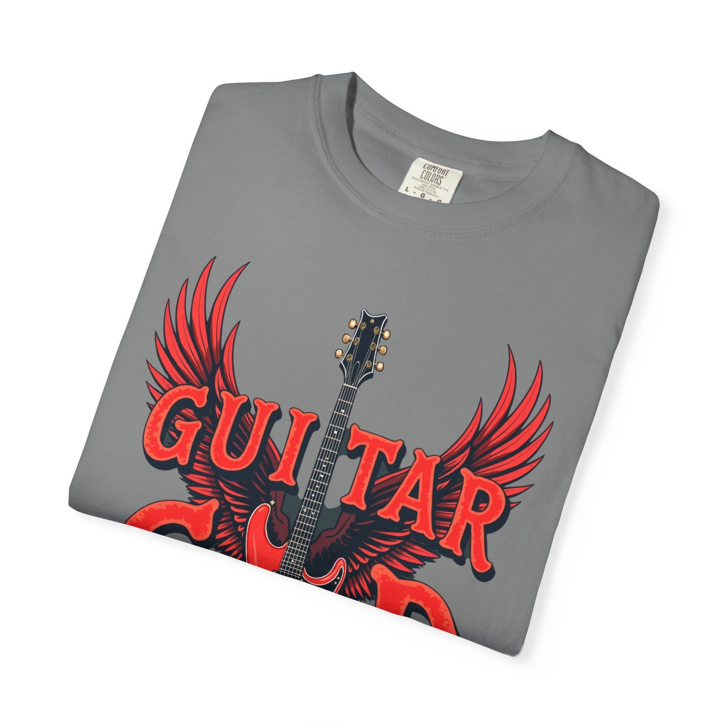 Guitar God T-Shirt, Music Lover Gift, Unisex Graphic Tee, Rock & Roll Apparel, Concert Outfit, Gift for Musicians