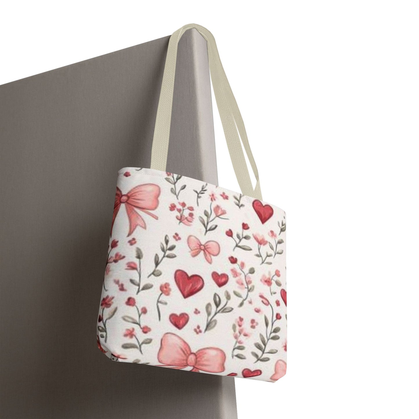 Romantic Floral Tote Bag, Perfect for Mother’s Day, Valentine's Day, Bridesmaid Gift, Everyday Use, Cute Shopping Bag