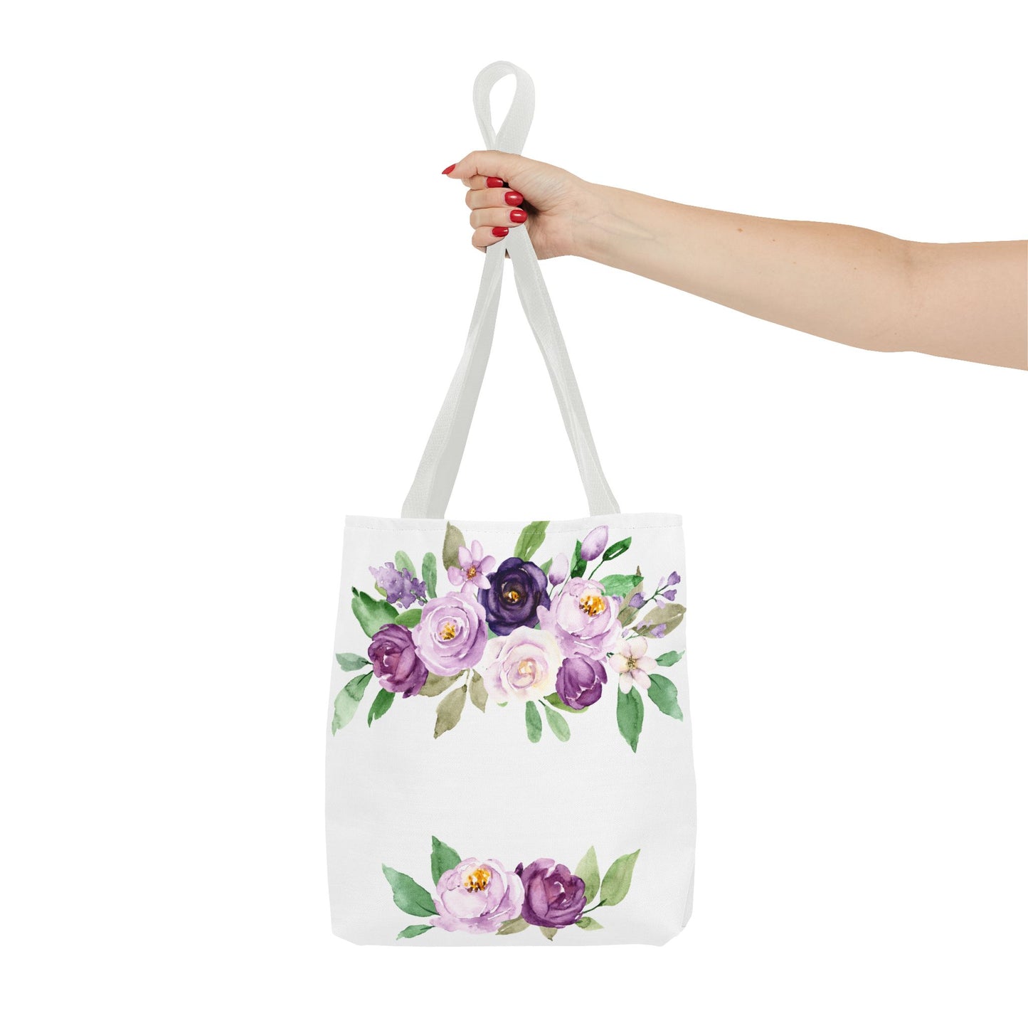 Floral Tote Bag, Stylish Market Bag, Spring Gift, Eco-Friendly Shopping Bag, Flower Print, Birthday Present, Lightweight Carryall