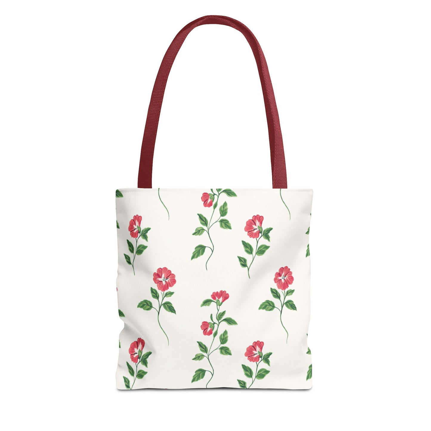 Floral Print Tote Bag - Stylish Everyday Accessory, Beach Bag, Shopping Tote, Gift for Her, Flower Lover's Canvas Bag