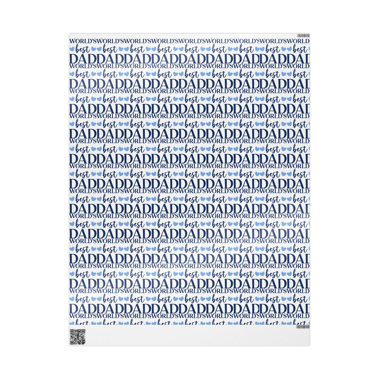 Father's Day Wrapping Paper, Gift Wrap for Dad, Birthday, Holiday, Sentimental Gift Packaging
