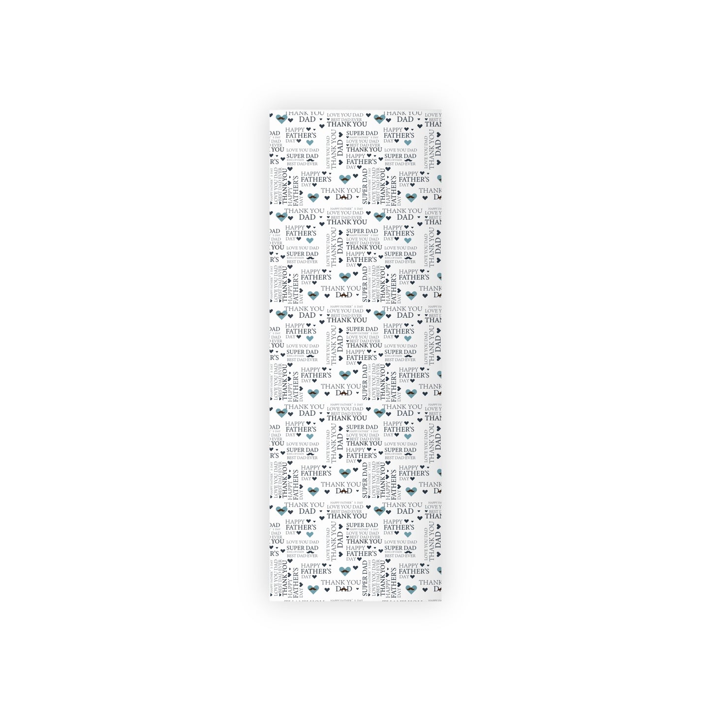 Father's Day Gift Wrapping Paper Roll, Thank You Dad, Super Dad, Gift Wrap for Dads, Holiday Wrapping Paper, Birthday Gift Wrap
