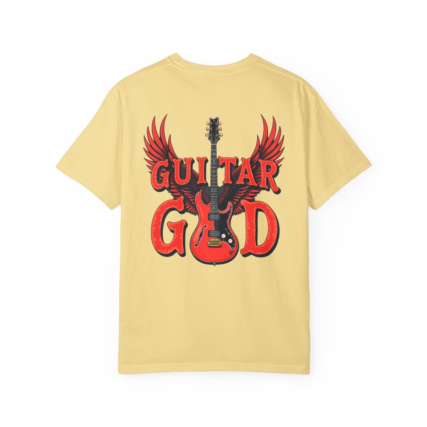Guitar God T-Shirt, Music Lover Gift, Unisex Graphic Tee, Rock & Roll Apparel, Concert Outfit, Gift for Musicians
