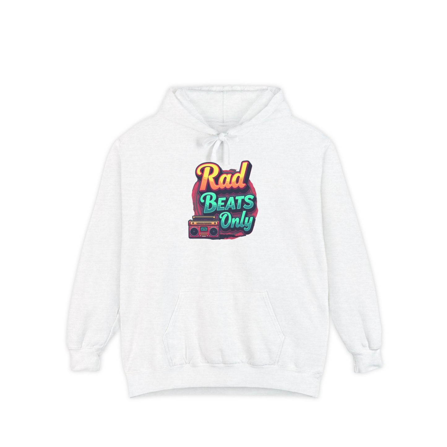 Rad Beats Unisex Hoodie, Music Lover Gift, Fun Retro Apparel, Unique Streetwear, Perfect for Casual Outfits