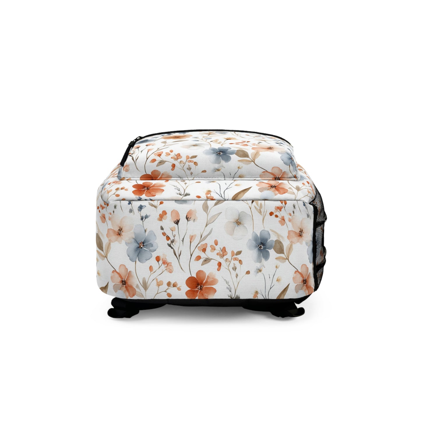 Floral Backpack for Everyday Adventures, Stylish School Bag, Trendy Laptop Carrier, Perfect Gift for Students, Nature-Inspired Design