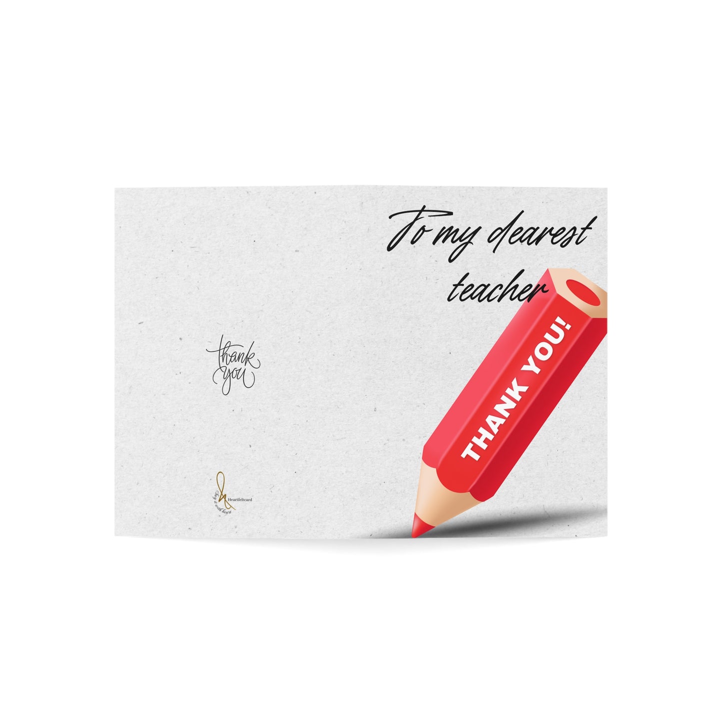 Thank You Greeting Cards Set - Appreciation Cards for Teachers, Friends, 1 to 50pcs, Ideal for Celebrations, Holidays, and Events