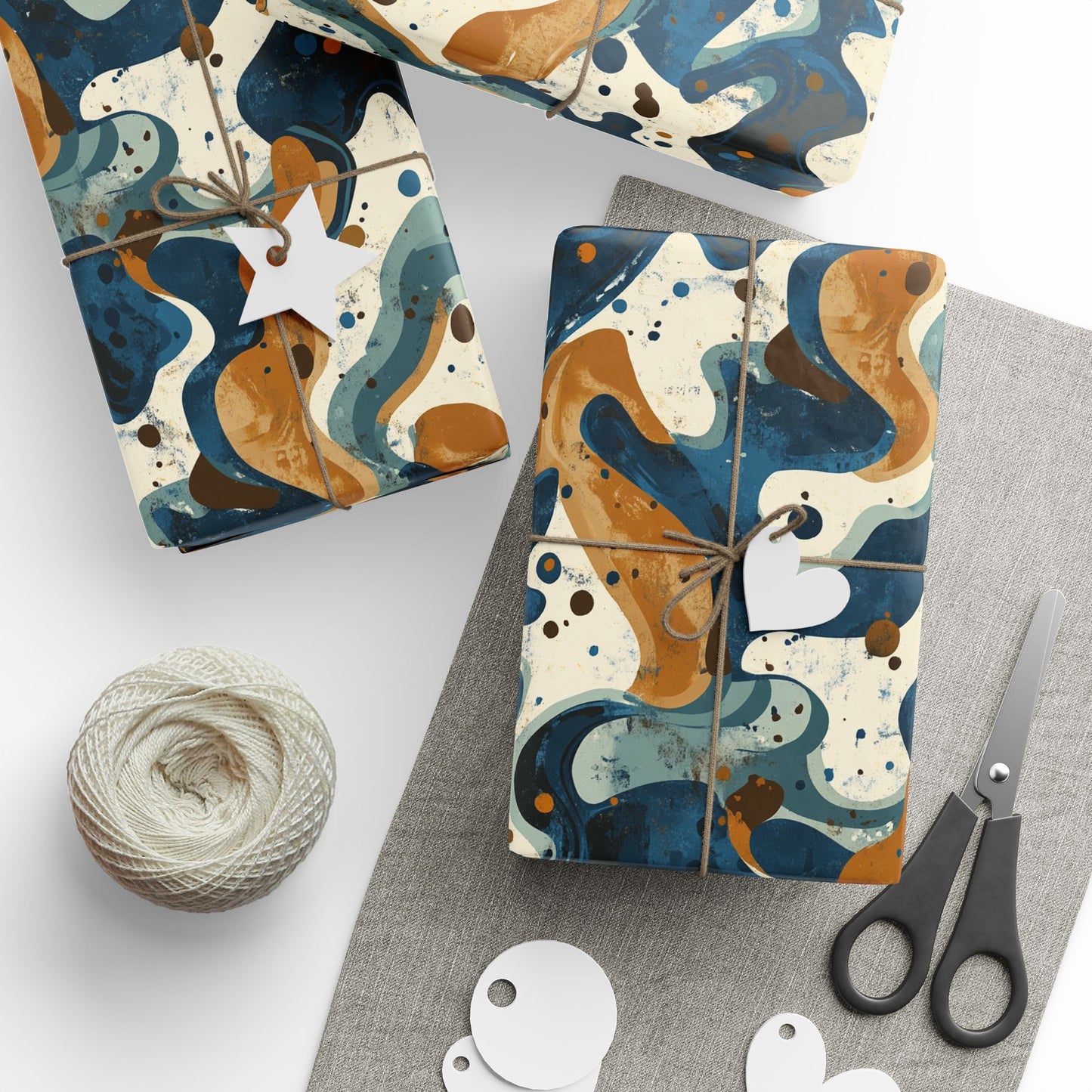 Artistic Wrapping Paper, Colorful Gift Wrap, Modern Decorative Paper, Unique Present Cover, Creative Packaging Solution