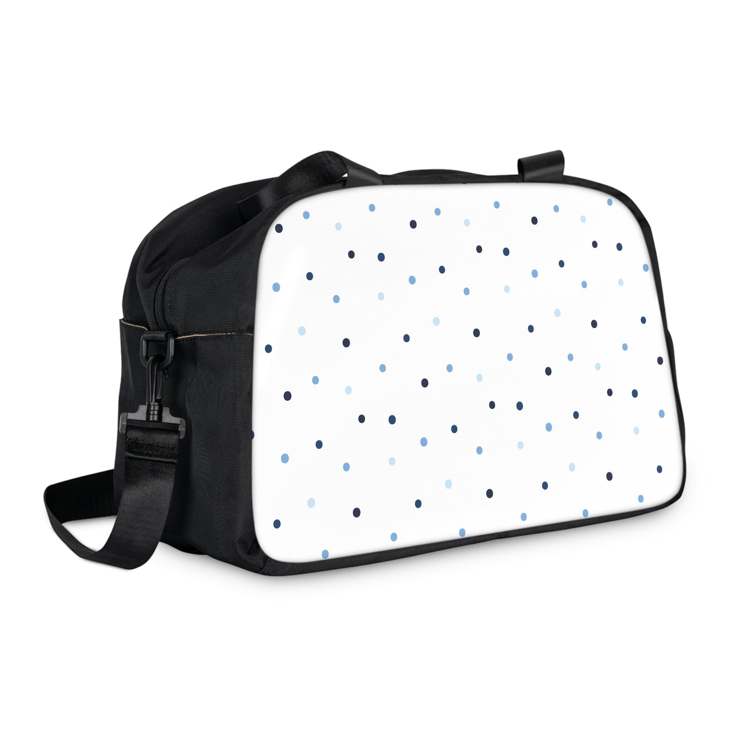 Polka Dot Fitness Handbag | Gym Bag, Workout Tote, Sports Bag, Travel Organizer, Unisex Fitness Accessory