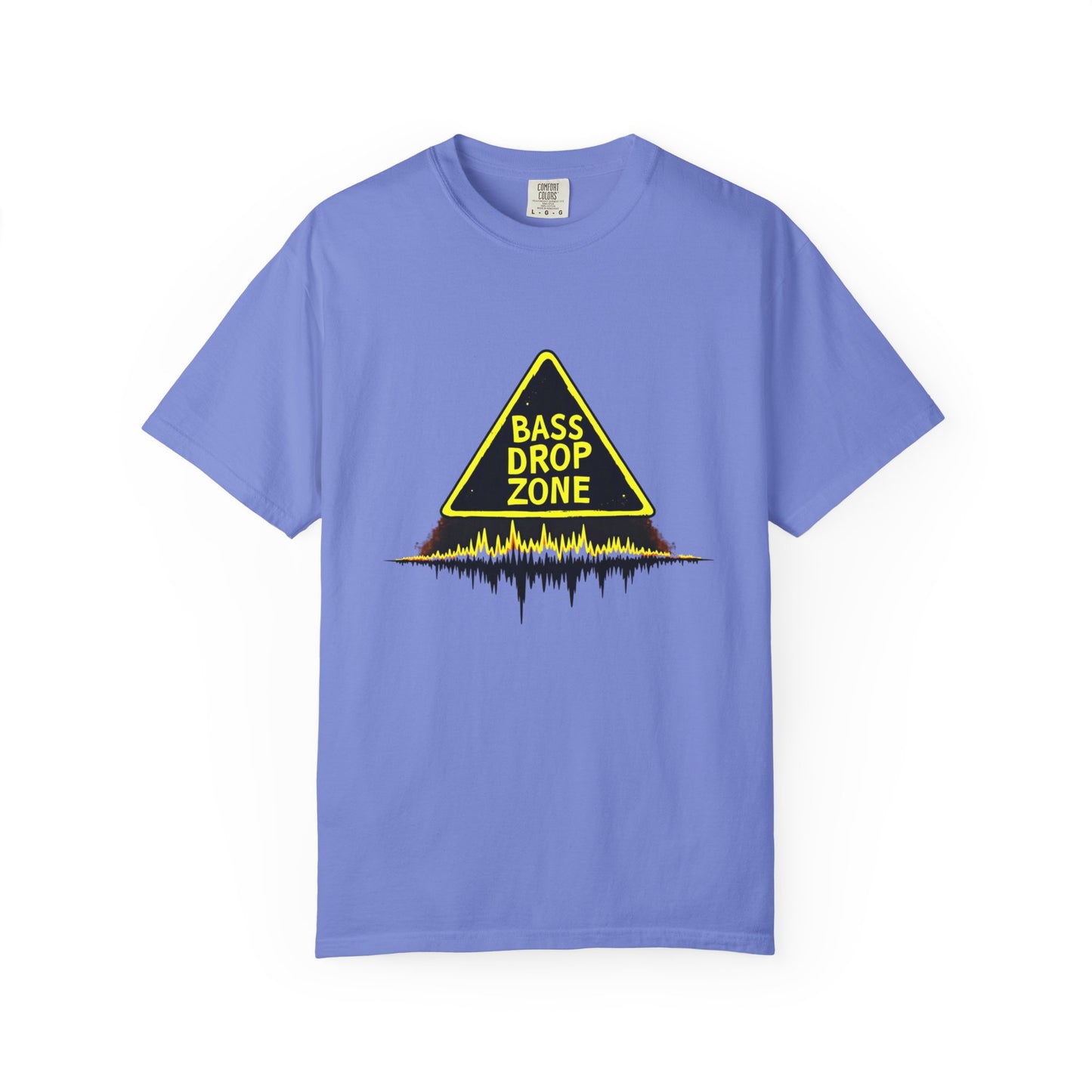 Bass Drop Zone Unisex T-Shirt, Music Lover Gift, Festival Apparel, Party Outfit, DJ Merchandise, Unique Graphic Tee