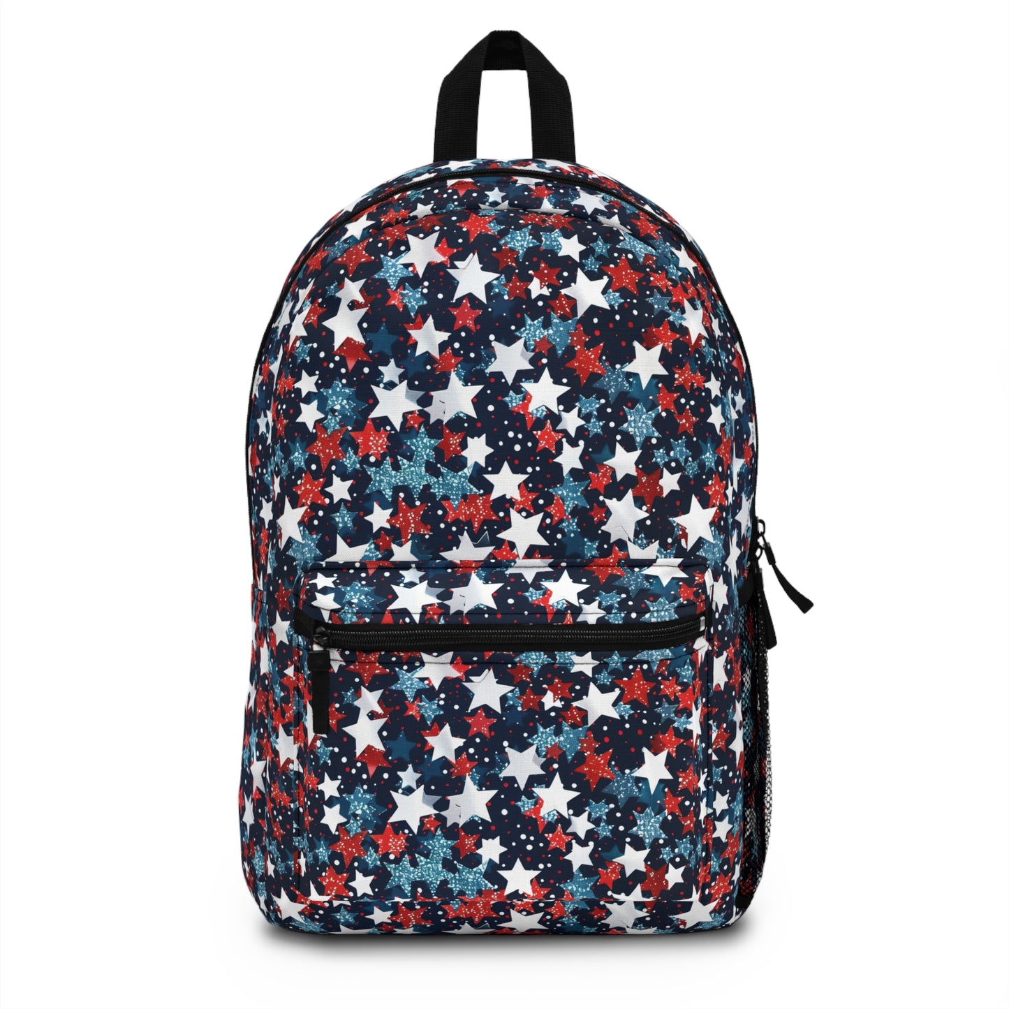 Starry Pattern Backpack, Stylish School Pack, Unique Gift for Kids, Trendy Travel Bag, Perfect for Summer Camp, Star Print Rucksack