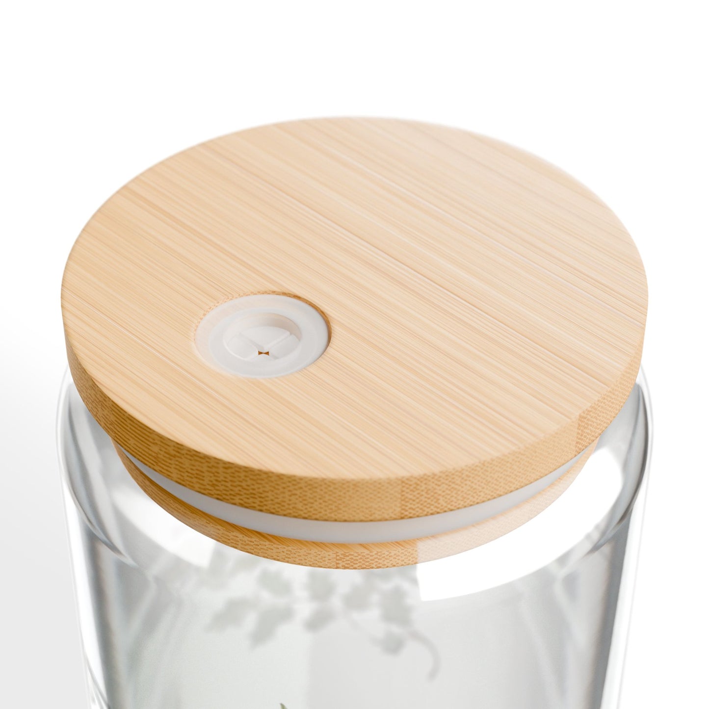 Stylish Glass Sipper with Straw - Cherry Blossom Design, Save the Earth, Drinkware, Eco-friendly Gift, Summer Vibes, Home Decor